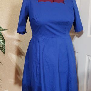 Blue dress